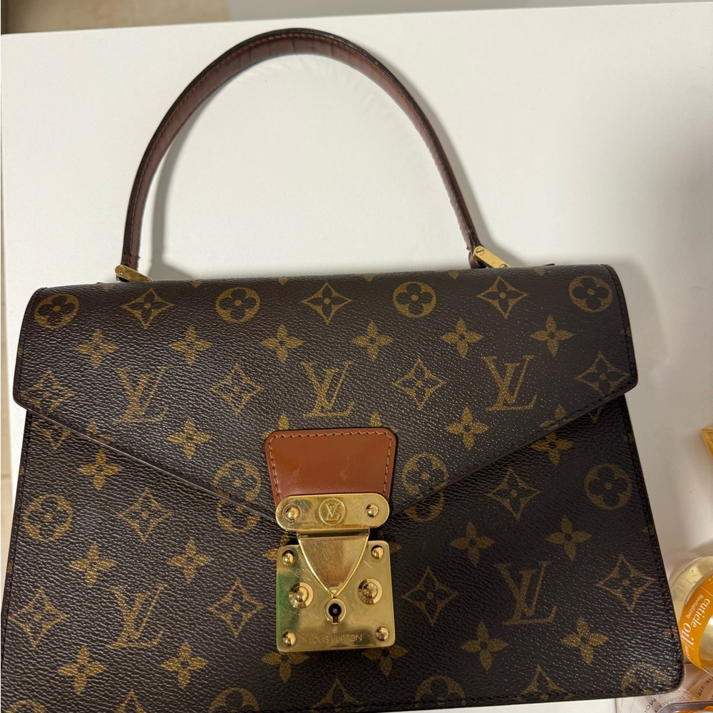 Louis Vuitton Brown Monogram Satchel
